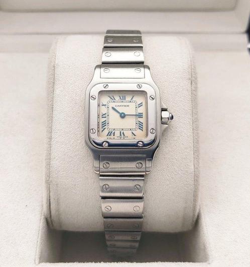 Cartier - Santos Galbée - Sans Prix de Réserve - W20017D6, Handtassen en Accessoires, Horloges | Heren