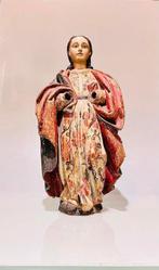 sculptuur, Maria Séc. XVIII - 43 cm - Hout