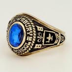 Ring - 10 kt. Geel goud - Spinel, Handtassen en Accessoires, Ringen, Nieuw