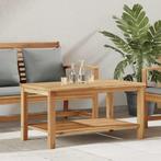 vidaXL Salontafel Bruin 90 x 50 x 45 cm Massief teakhout, Tuin en Terras, Tuintafels, Verzenden, Nieuw
