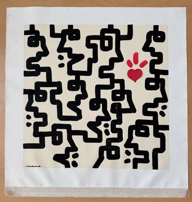 MrKas - “We Want to Know What Love Is”, Antiek en Kunst, Kunst | Schilderijen | Modern