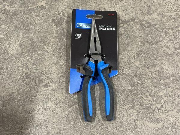 Veiling - 11x Draper lange punt tang 200mm, Doe-het-zelf en Bouw, Gereedschap | Handgereedschap