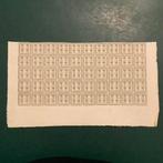 Brunswick 1857 - Wapenschild in half vel met velranden -, Gestempeld