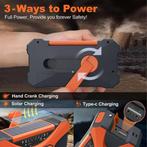 10.000mAh Powerbank & Radio op Zonne-energie met Dynamo -, Télécoms, Verzenden