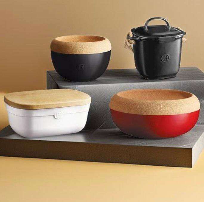 Emile Henry - Keukencontainer - Keramiek - STORAGE, Antiek en Kunst, Antiek | Keukengerei