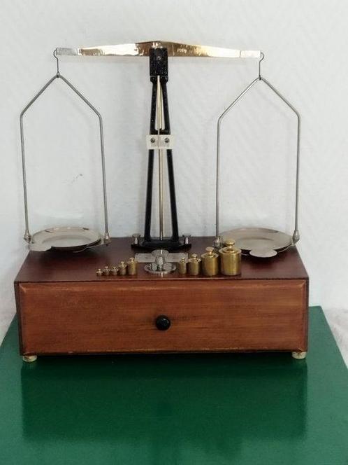 Charles Testu - Ponterstok - apotheek - Messing, gebeitst, Antiek en Kunst, Curiosa en Brocante