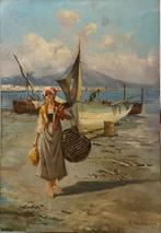 Mario Ciappa (1800-1900) - Acquaiola a Napoli, Antiek en Kunst