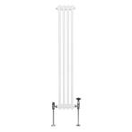 Traditionele 2-kolomsradiator - 1500 x 202 mm - Wit, Doe-het-zelf en Bouw, Verzenden, Nieuw