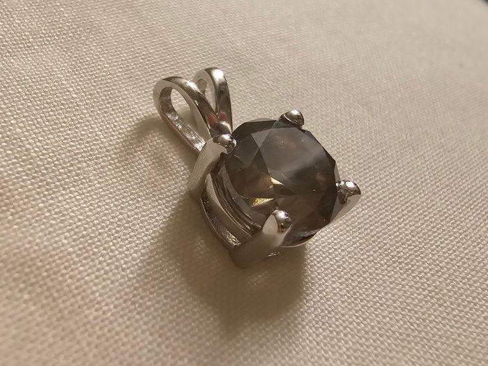Hanger - 14 karaat Witgoud Diamant (Natuurlijk gekleurd), Handtassen en Accessoires, Antieke sieraden