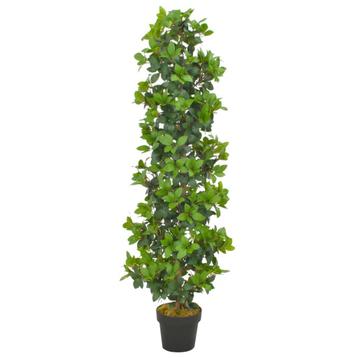 vidaXL Kunstplant met pot laurierboom 150 cm groen, Verzenden