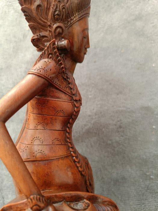 Dewi godin Balinese/Javaanse sculptuur - Hout - Indonesië -, Antiek en Kunst, Kunst | Niet-Westerse kunst