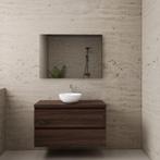 ACTIE BWS Badmeubel | Paris | Sonoma Choco | 100 cm | met, Doe-het-zelf en Bouw, Sanitair, Ophalen of Verzenden, Nieuw, Bad