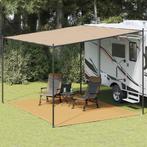 vidaXL Tenttapijt 300x400 cm HDPE zandkleurig, Caravans en Kamperen, Verzenden, Nieuw