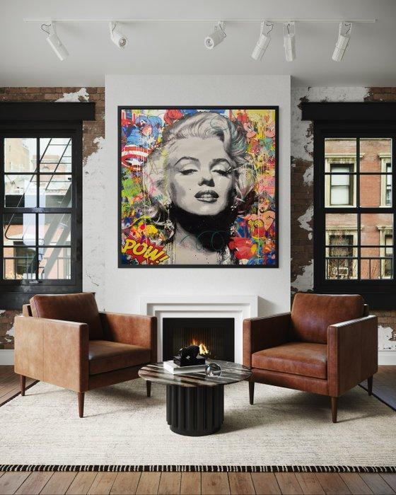 CASPA - Marilyn Monroe, Antiek en Kunst, Kunst | Schilderijen | Modern