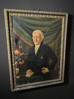 Italiaanse school (XIX) - Ritratto Maschile, Antiek en Kunst