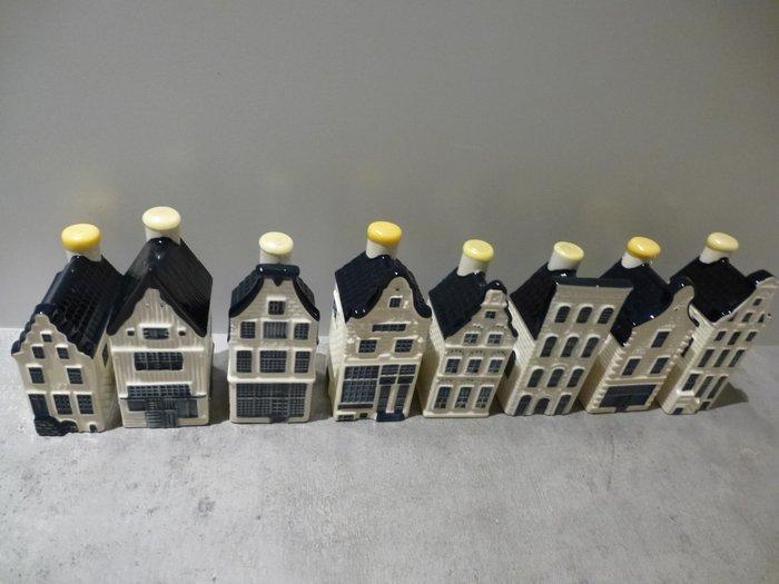 KLM-huisje - Acht KLM/Bols huisjes gevuld., Antiek en Kunst, Antiek | Wandborden en Tegels