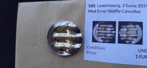 Luxembourg. 2 Euro 2014 With cancelled marks (Sans Prix de, Postzegels en Munten, Munten | Europa | Euromunten