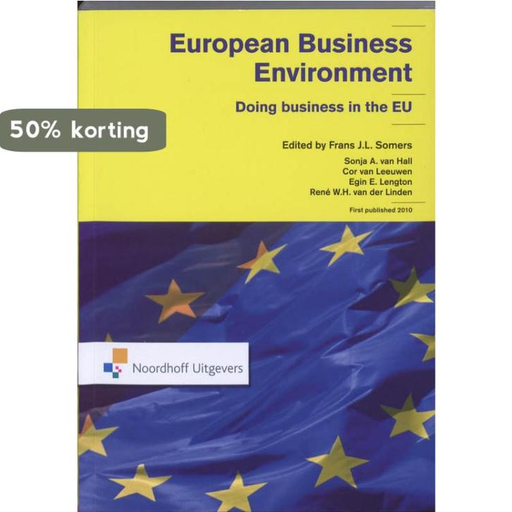 European business environment 9789001768911, Boeken, Taal | Engels, Zo goed als nieuw, Verzenden