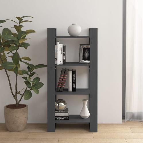 vidaXL Boekenkast/kamerscherm 60x35x125 cm massief hout, Huis en Inrichting, Kasten | Boekenkasten, Nieuw, Verzenden