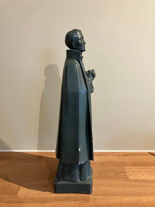 Beeld, Broeder Isidoor - 40 cm - Gips - 1930, Antiquités & Art, Antiquités | Livres & Manuscrits