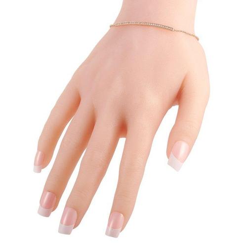 Armband - 14 karaat Roségoud, Armband van 14K roségoud met, Handtassen en Accessoires, Armbanden