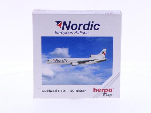 Schaal 1:500 Herpa 504874 Nordic European Airlines Lockhe..., Hobby & Loisirs créatifs, Modélisme | Avions & Hélicoptères, Enlèvement ou Envoi