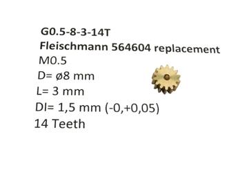 micromotor G0.5-8-3-14T tandwiel, Verzenden, Overige typen
