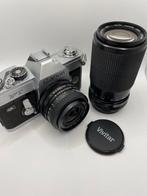 Canon FT QL + Vivitar lenses 28mm + 70-200mm |