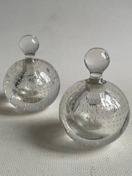 Glasfabriek Leerdam - A.D. Copier - Parfumfles (2) - Glas -, Antiek en Kunst, Antiek | Glaswerk en Kristal