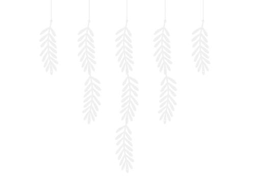 Bladeren Hangdecoratie Wit 1,8m, Hobby en Vrije tijd, Feestartikelen, Nieuw, Verzenden