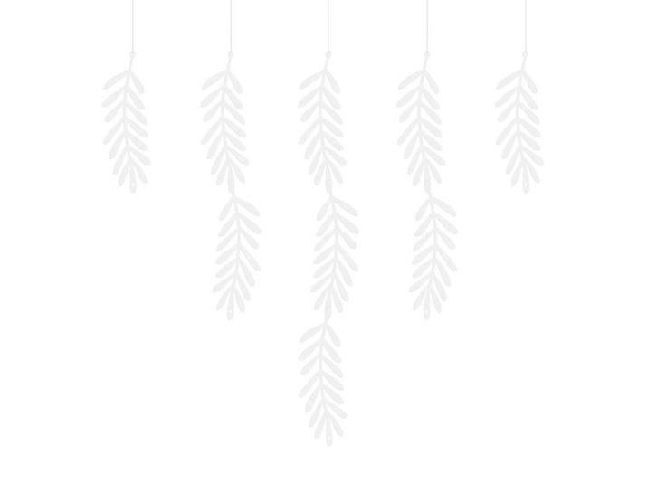 Bladeren Hangdecoratie Wit 1,8m, Hobby en Vrije tijd, Feestartikelen, Nieuw, Verzenden