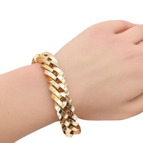 Armband - 18 karaat Geel goud, Handtassen en Accessoires, Armbanden