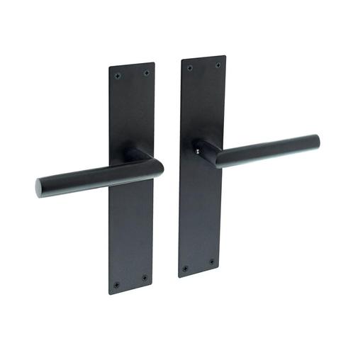 Zwarte Deurklink Jura schild 250x55x2mm blind, Doe-het-zelf en Bouw, Hang- en Sluitwerk, Klink of Kruk, Nieuw, Ophalen of Verzenden