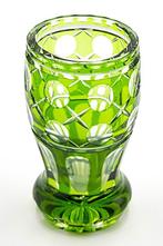 Haida Art Deco faceted Crystal Glass Vase 1910 - Vase -, Antiek en Kunst