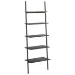 Zwart Ladderrek 185cm | Retour Deal | Koopje!, Huis en Inrichting, Verzenden, Nieuw