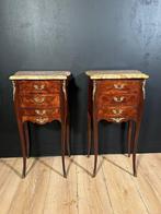 Nachtkastje (2) - Hout, Marmer, Antiquités & Art