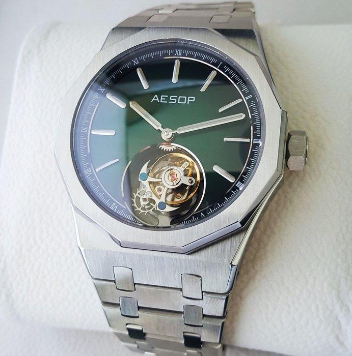 Aesop - TOURBILLON - Diamond - Swiss - Unique Flying -, Handtassen en Accessoires, Horloges | Heren