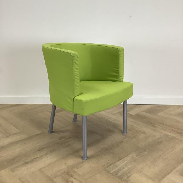 Kinnarps Trix 326 fauteuil , lime groen, Huis en Inrichting, Stoelen, Gebruikt, Eén