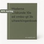 Moderne Wiskunde 10e ed vmbo-gt 3b uitwerkingenboek, Boeken, Verzenden, Gelezen