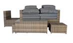 Loungeset 4 persoons wicker, Bank, 4 zitplaatsen, Nieuw, Ophalen of Verzenden