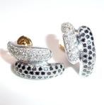 Oorbellen - 18 karaat Witgoud -  1.30ct. tw. Diamant, Handtassen en Accessoires, Oorbellen, Nieuw