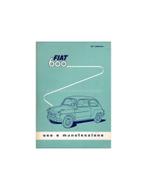 1959 FIAT 600 INSTRUCTIEBOEKJE ITALIAANS, Ophalen of Verzenden