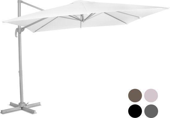 2dekans | VONROC Premium Zweefparasol Pisogne 300x300cm –, Doe-het-zelf en Bouw, Gereedschap | Overige machines, Ophalen of Verzenden