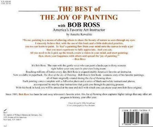 Best Of The Joy Of Painting With Bob Ros 9780688143541, Boeken, Taal | Engels, Gelezen, Verzenden