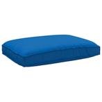 vidaXL Palletkussen voor zitting koningsblauw 120 x 80 x 12, Verzenden, Nieuw