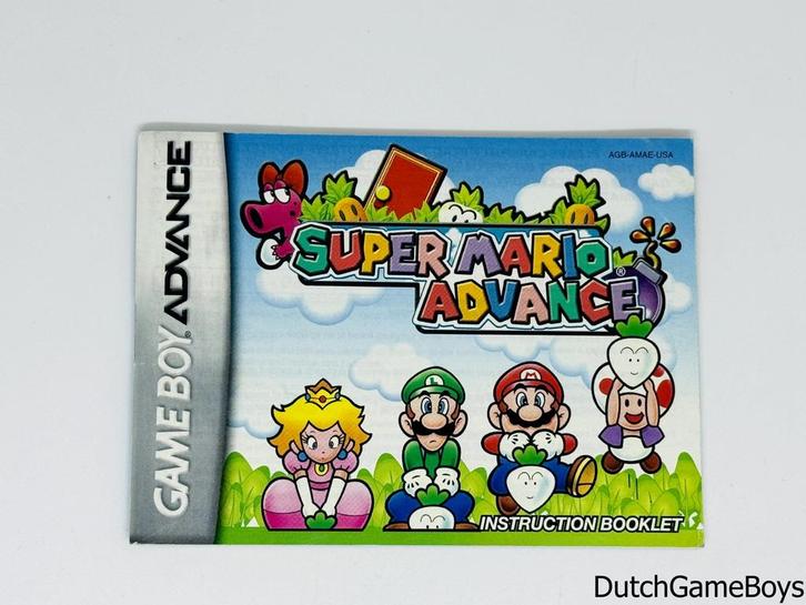 Gameboy Advance / GBA - Super Mario Advance - USA - Manual, Games en Spelcomputers, Games | Overige, Gebruikt, Verzenden