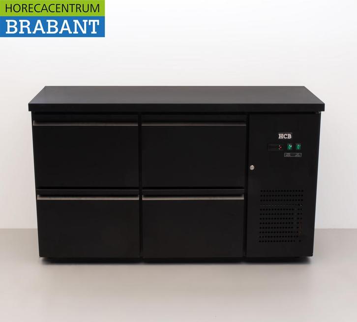 HCB Backbar Bar Cooler 4 tiroirs 280 litres 146,5 cm 230V, Articles professionnels, Horeca | Équipement de cuisine, Envoi