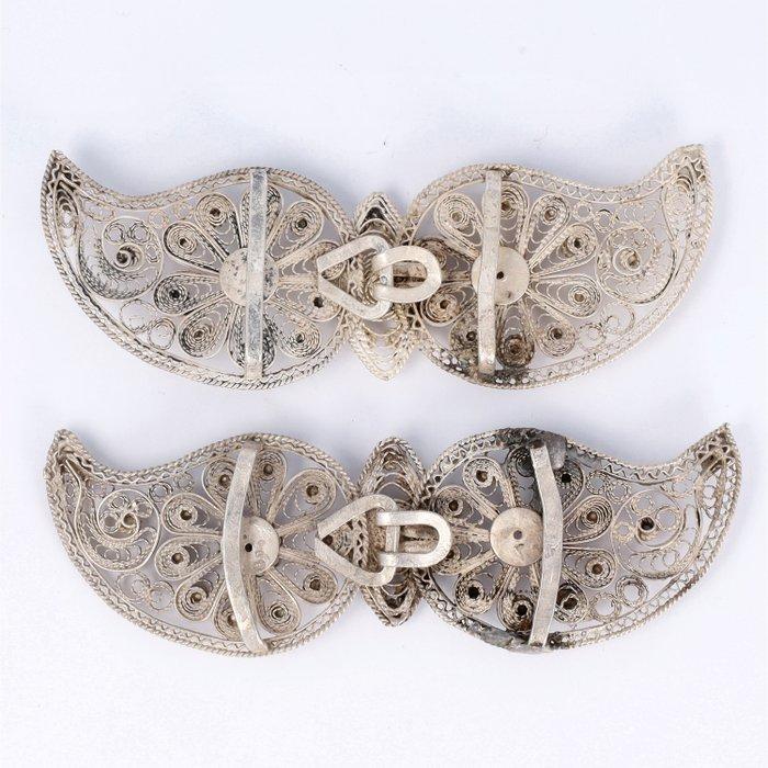 Gespen set (19e eeuw) - NO RESERVE - Outil de travail (2), Antiek en Kunst, Antiek | Zilver en Goud