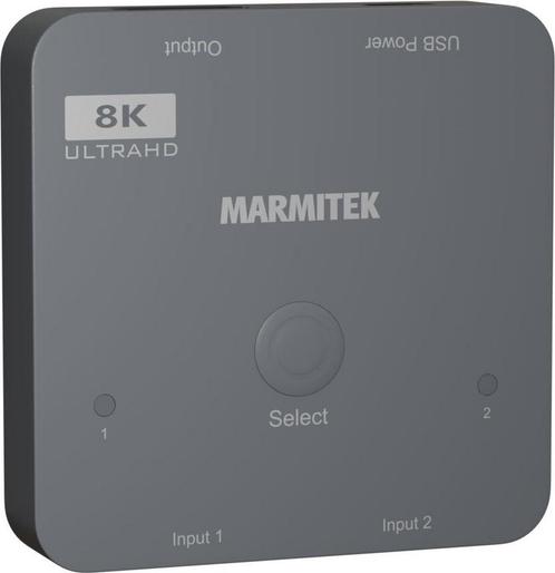 HDMI switch 8K 60Hz - 2 in / 1 uit Marmitek Connect 720, Informatique & Logiciels, Amplificateurs wifi, Envoi