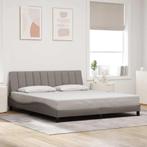 vidaXL Bedframe zonder matras Hanko stof taupe 180x200 cm, Verzenden, Nieuw